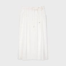 Tuck Cocoon Midi Skirt KW3MS2300_01