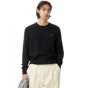 POLO RALPH LAUREN [ 10]롱슬리브 코튼 스웨터 - 블랙