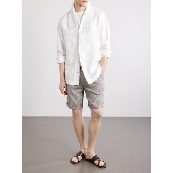 브루넬로쿠치넬리 과야베라 리넨 오버셔츠 46376663163018845