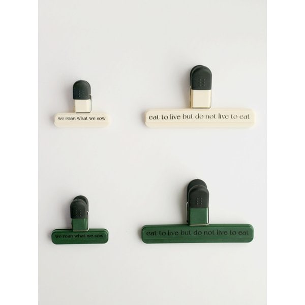 레터링 밀봉 클립 와이드 집게 2size 2color