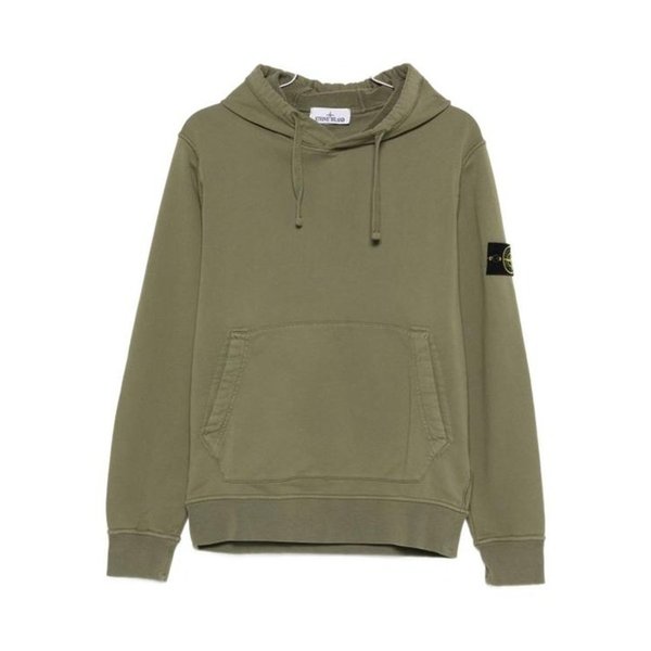 26SS 스톤 아일랜드 후드 티셔츠 L1S156100062S0051V005G MILITARY GREEN DOM