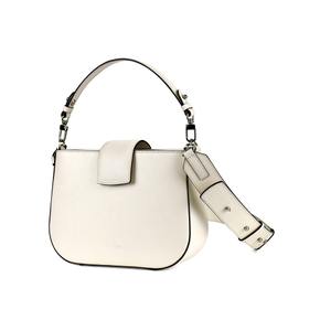 [주문제작]FLEUR Saddle Bag [플뢰르 새들백] IVORY SILVER