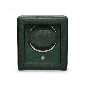 울프 461141 Cub Winder w Cover Green 싱글 워치와인더