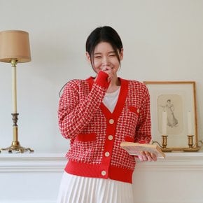 [최초가 49,900원][르포엠]하운드투스 버튼 니트 가디건