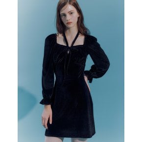 Kaarina velvet mini dress (2colors)