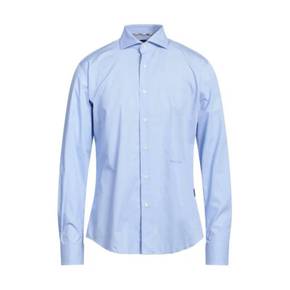 4862987 Aquascutum Elegant Cotton Shirt with Iconic Mens Embroidery