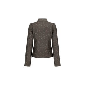 아모멘토 26FW Silk Floral Shirt, Brown