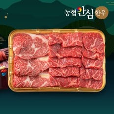 [농협안심한우] 1등급 한우선물세트 1.2kg (등심+채끝+안심)