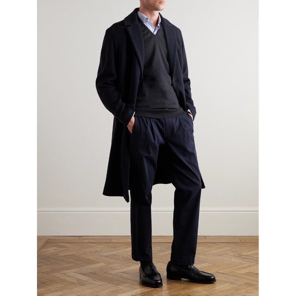 해드필드 슬림핏 울 스웨터 조끼 1054874