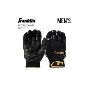 FRANKLIN SHOK SORB X BASEBALL BATTING GLOVE 각 색 BLACK GOLD, USA MENS M