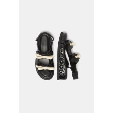 슈콤마보니 Frangia polygon sandal(black) DG2AM25032BLK