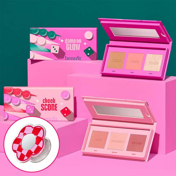 [홀리데이] 블러셔 팔레트 (치크 스코어&게임 온 글로우)(+그립톡)