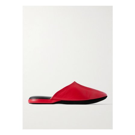 CHARVET 샤르베 나파 가죽 슬리퍼 레드 1647597358611137