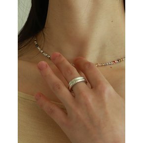 silver classic ring _2type