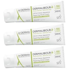 A-DERMA 아더마 더말리부+ 리페어링 시카 크림 50ml 3개