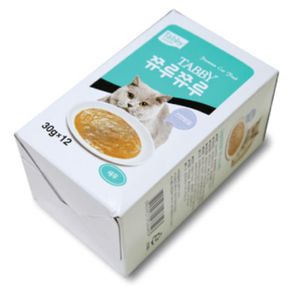 고양이 간식 쮸루쮸루 새우 반려묘 파우치 30g 12P