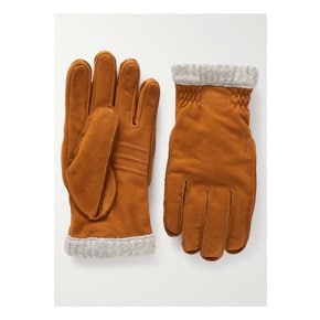 Primaloft Fleece-Lined Full-Grain Leather Gloves 브라운