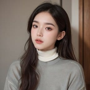 남성 여성 페이크 목폴라 넥워머 목토시 터틀넥 레이어드 목티