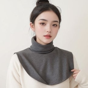 남성 여성 페이크 목폴라 넥워머 목토시 터틀넥 레이어드 목티