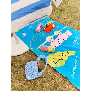 [X ABANG] Summer Graphic Beach Towel