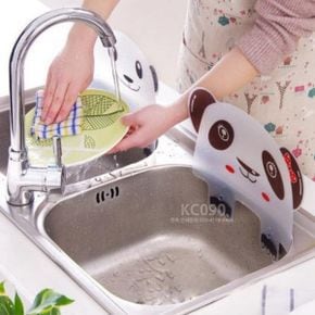 싱크대 팬다 물받이 주방 싱크대물막이 물튐방지 설거지용 팬 물받침대