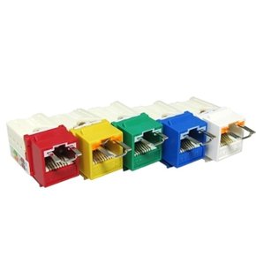 CAT.6 잠금형 키스톤잭 (LS-6KTVMK-U1YL,옐로우)