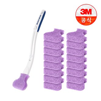 3M 크린스틱 베이킹소다 변기청소용 핸들+리필17입