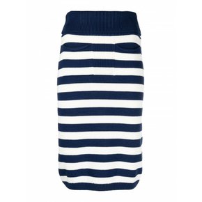 여성 니 Length 미디 스트라이프 롱 코튼 스커트 FD52JU3563CG77 Blue /8