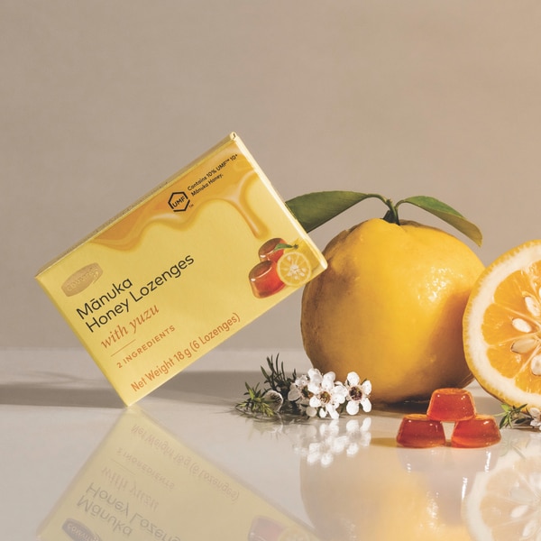 마누카 꿀캔디 로젠지 유자 6입 x 3박스