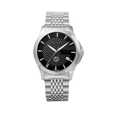 YA1264106 G타임리스 남성 메탈 쿼츠 38mm