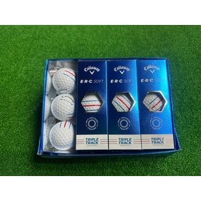 erc소프트 삼선 3줄 트리플트랙 3피스 골프공