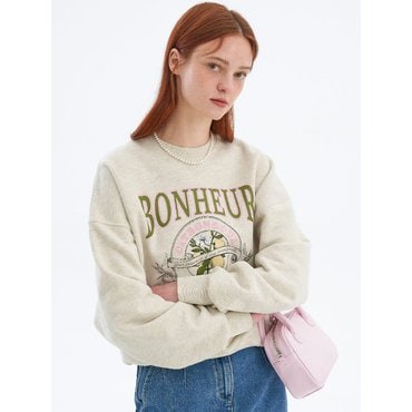 올리브데올리브 [On-line exclusive] BONHEUR 스웻 셔츠 OH5XE179G