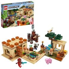  레고 LEGO 장난감 마인크래프트 일리져의 습격 남자 아이 계집애 마이크라 Min