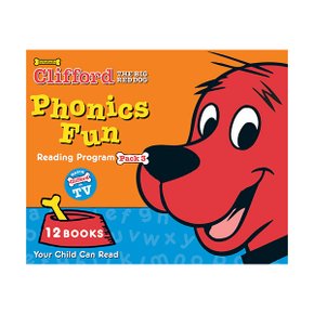 (영어원서) Clifford Phonics Fun Pack 3 / 12 Books Box Set (Paperback)(StoryPlus QR)