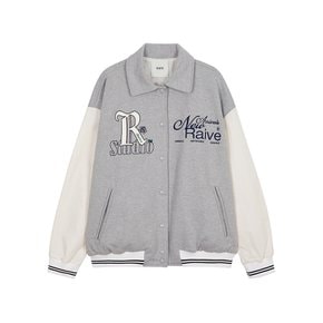 Varsity Jacket in Grey VW3SM903-12