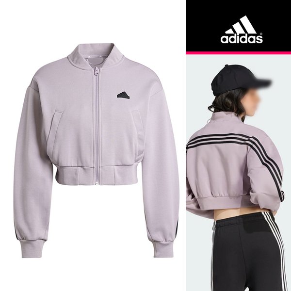e아디다스 우먼스 퓨처아이콘 3S 봄버재킷(IS3652)크롭 - SSG.COM