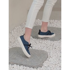 Ribbon Slip-on_Denim