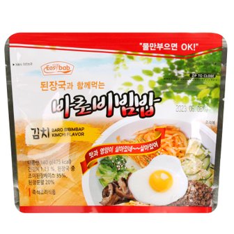 Easybab 이지밥 된장국과 함께 먹는 바로비빔밥 김치 140g / 전투식량 등산음식 간편식
