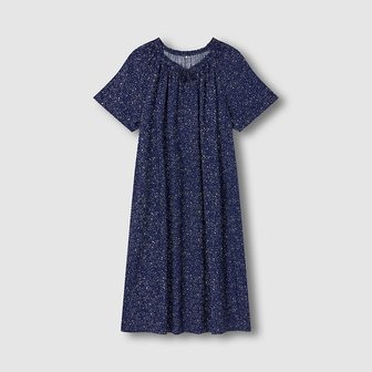 JAJU 여 레이온 도트 반팔 파자마 원피스 J206203060057