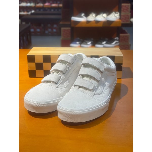 [여주점] (남여공용) 스니커즈 벨크로 올드스쿨 컬러지 (화이트) (VN000DB0CCZ)