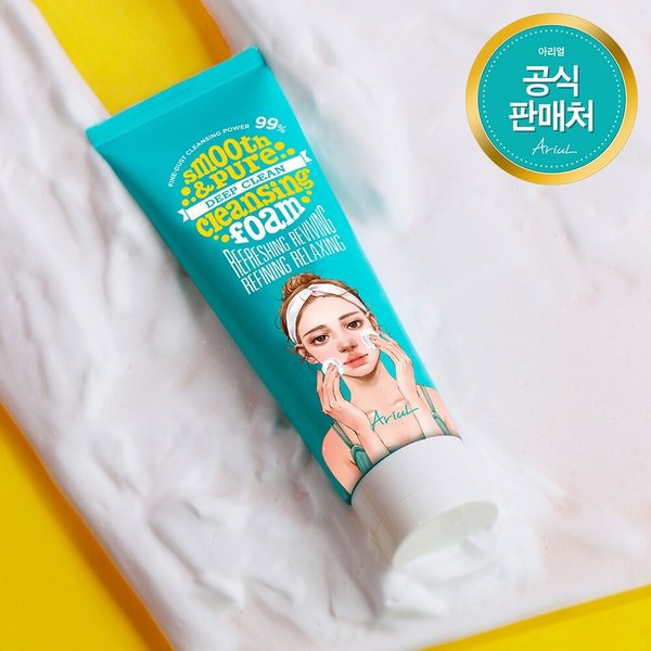 스무스 앤 퓨어 딥 클린 클렌징 폼 120ml