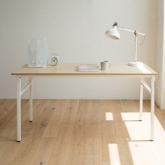 보루네오하우스 보루네오 엘리브 디프 1500 철제 접이식 책상 테이블 sd196