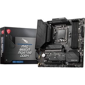 MSI MAG B660M MORTAR DDR4 마더보드 Micro-ATX [Intel B660 칩셋 탑재] 12세대 CPU MB5853