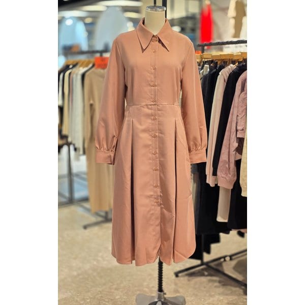 [파주점] 랩 셔츠형 롱 원피스 AP4WOA63