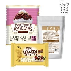 콩고물 빙수세트(더알찬우리팥 850g+콩고물 200g+찹쌀빙수떡 300g) /국산팥