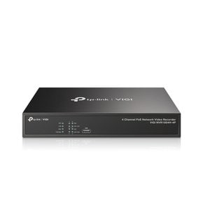 티피링크 VIGI NVR1004H-4P 10TB HDD 지원 4채널 PoE+ 네트워크 비디오 녹화기