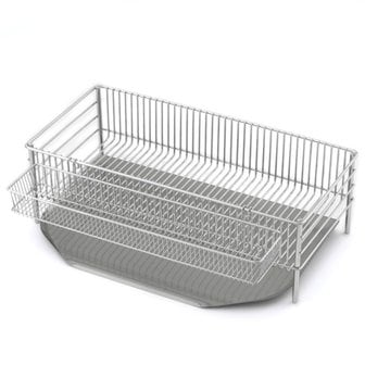  [La Base Draining Basket] 라바제 슬림 수직 식기 건조대 스테인리스 DLM8690