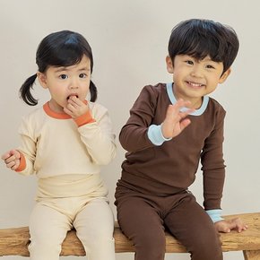 [무료배송/4장 묶음구매 가능] 유아 아기 봄내복 어린이집 실내복 100일 6개월 돌아기옷 사계절