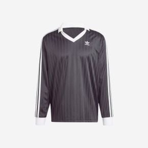 아디다스 아디컬러 피케 풋볼 롱슬리브 티셔츠 블랙 - KR 사이즈 Adidas Adicolor Pique Footbal