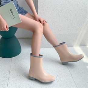 230-255mm 레인부츠 방수장화 미들장화 소프트한 느낌 부드러운 장화